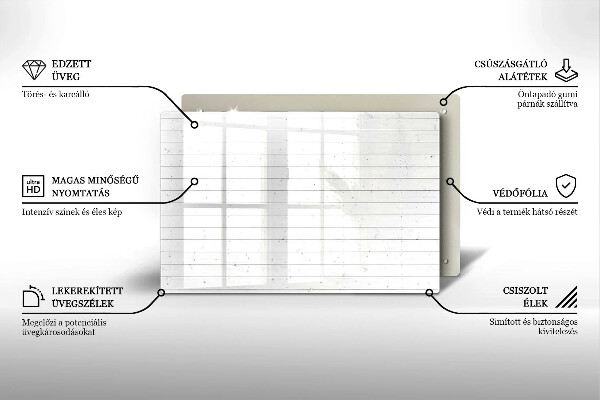 Cubre vitrocerámica Tableros brillantes modernos