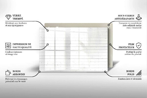 Cubre vitrocerámica Tableros brillantes modernos