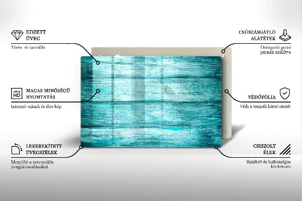 Cubre vitrocerámica Tableros de madera antiguos