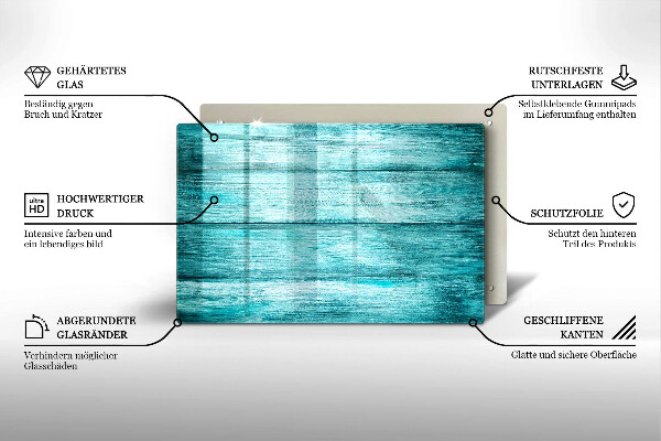 Cubre vitrocerámica Tableros de madera antiguos