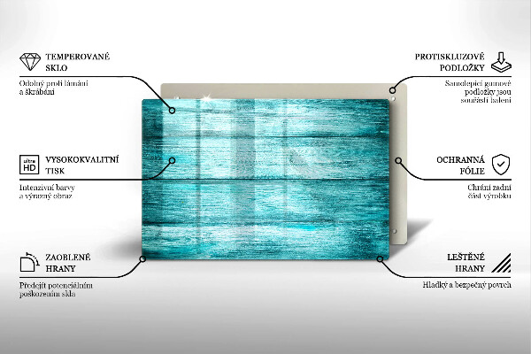 Cubre vitrocerámica Tableros de madera antiguos