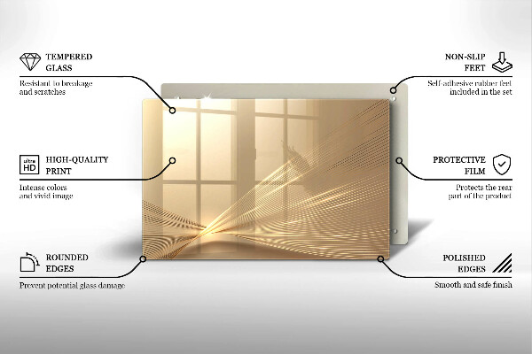 Cubre vitrocerámica Abstracción moderna