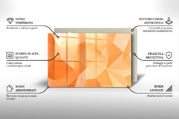 Cubre vitrocerámica Fondo geométrico
