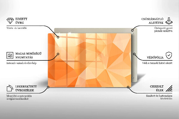Cubre vitrocerámica Fondo geométrico
