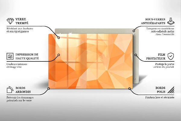 Cubre vitrocerámica Fondo geométrico