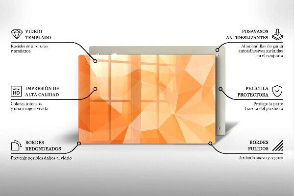 Cubre vitrocerámica Fondo geométrico