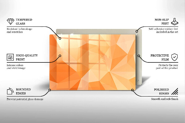 Cubre vitrocerámica Fondo geométrico