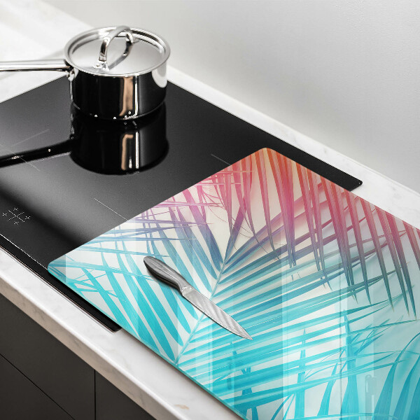 Cubre vitrocerámica Hojas pastel