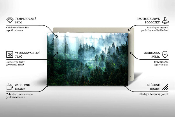 Cubre vitrocerámica Bosque en la niebla