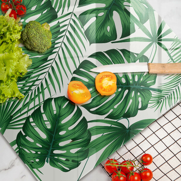 Cubre vitrocerámica Hojas de monstera