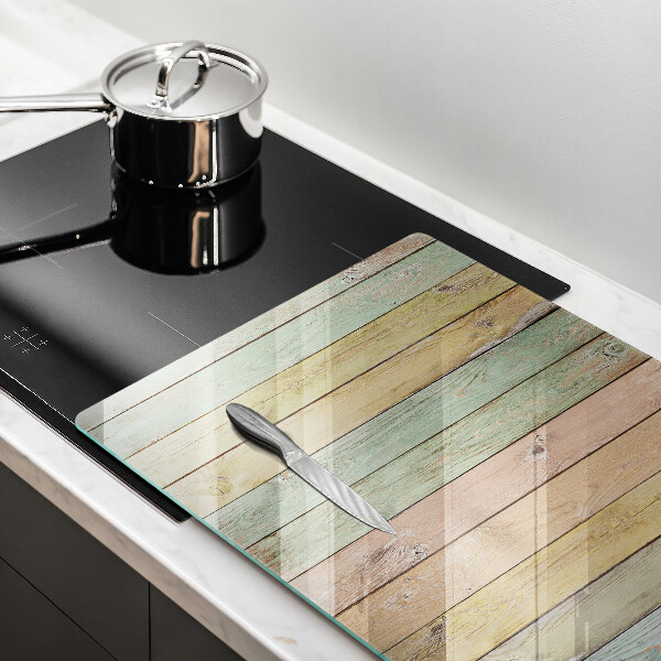 Cubre vitrocerámica Tableros vintage coloridos