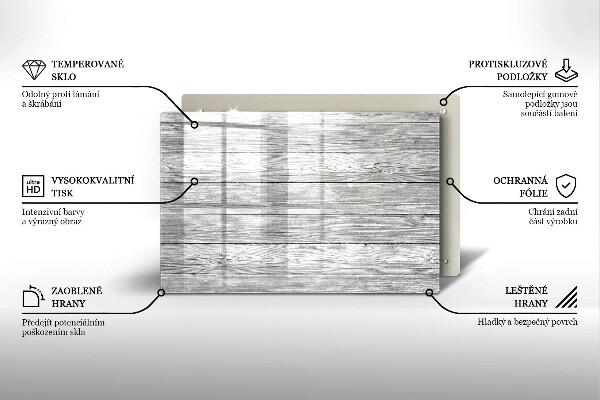Cubre vitrocerámica Tableros de madera viejos