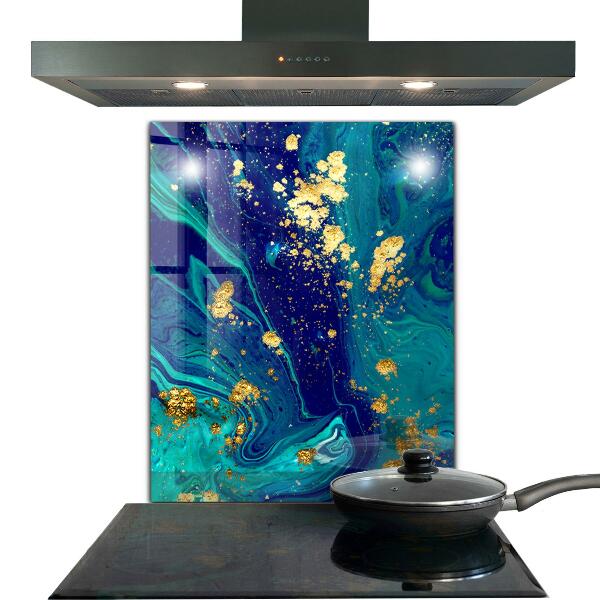 Paneles de vidrio para la cocina Abstracción del arte moderno