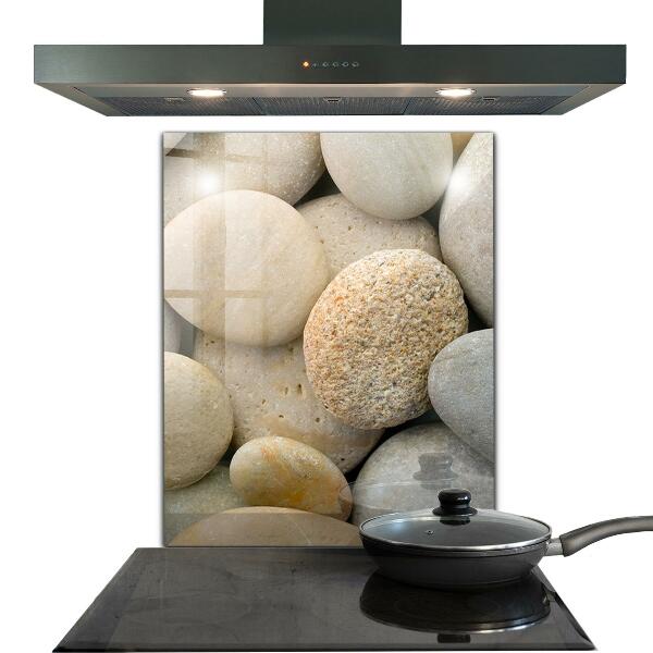 Paneles de vidrio para la cocina Playa pedregosa