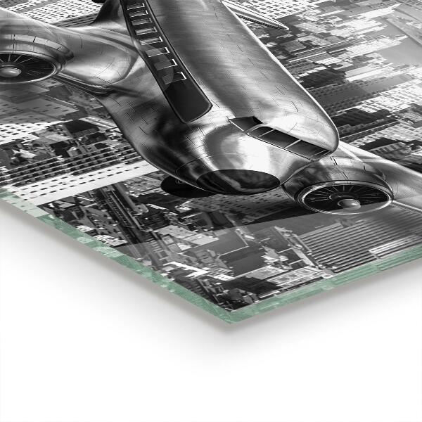 Paneles de pared Avión sobre nueva york