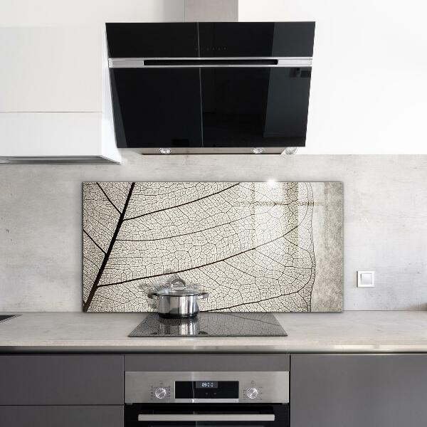 Paneles de pared Textura de hoja sepia