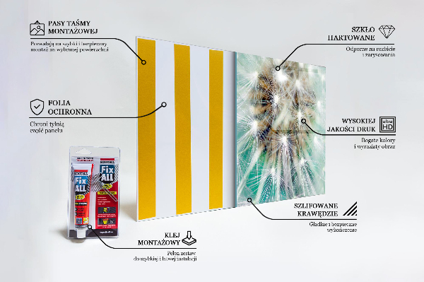 Paneles de pared Diente de león en la planta eólica