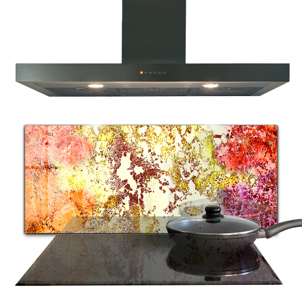 Paneles de pared Abstracción naranja