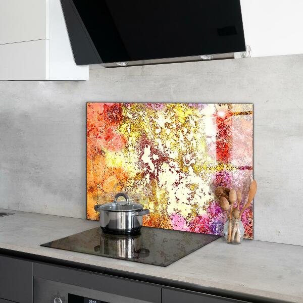 Paneles de pared Abstracción naranja