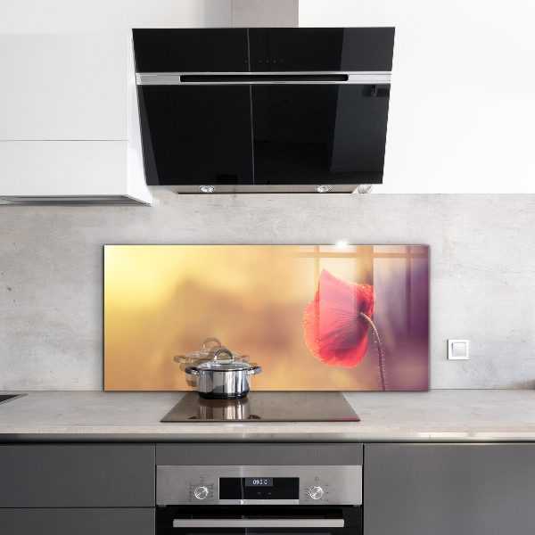 Paneles de pared Planta de amapola vintage