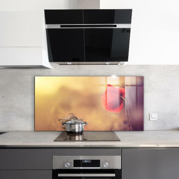 Paneles de pared Planta de amapola vintage