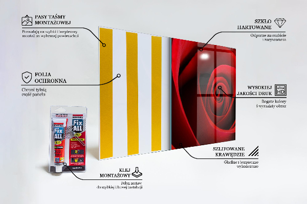 Paneles de pared Amor rosa roja