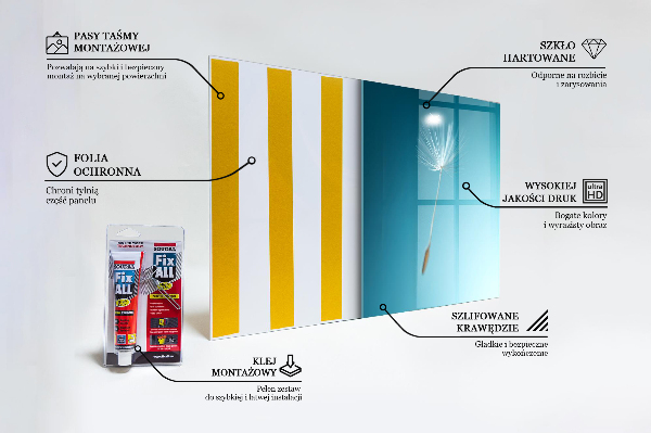 Paneles de pared Diente de león diente de león en el viento