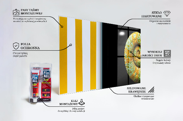 Paneles de pared Camaleón cola naturaleza