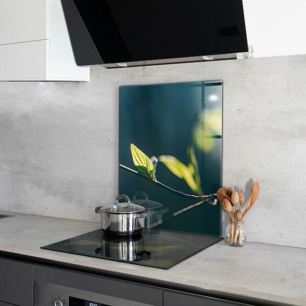 Paneles de pared Hoja brillante en rama