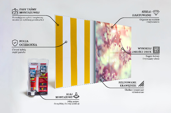 Paneles de pared Árbol rosa floreciente