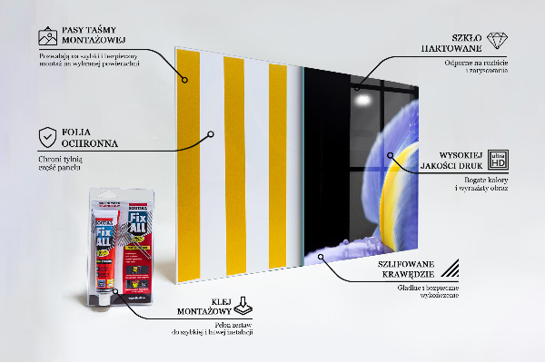 Paneles de pared Flor de iris púrpura