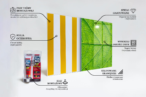 Paneles de pared Detalles delicados de las hojas