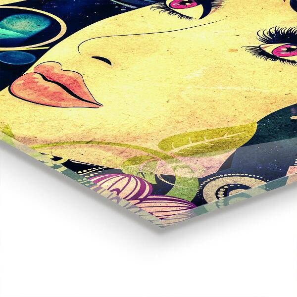 Paneles de pared Chica en un día de verano