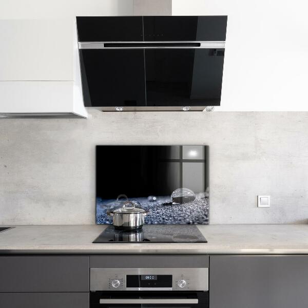 Paneles de vidrio para la cocina Una gota de rocío por la mañana