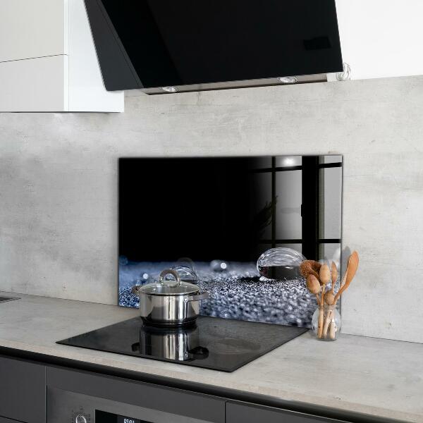 Paneles de vidrio para la cocina Una gota de rocío por la mañana