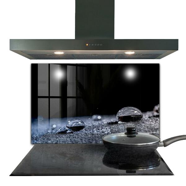 Paneles de vidrio para la cocina Una gota de rocío por la mañana