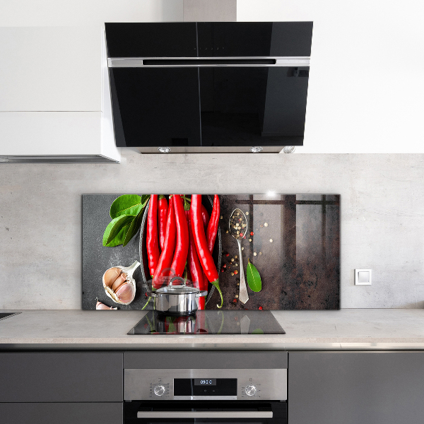 Paneles de pared Cocinar pimientos picantes