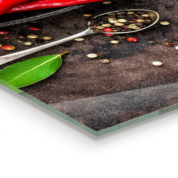 Paneles de pared Cocinar pimientos picantes