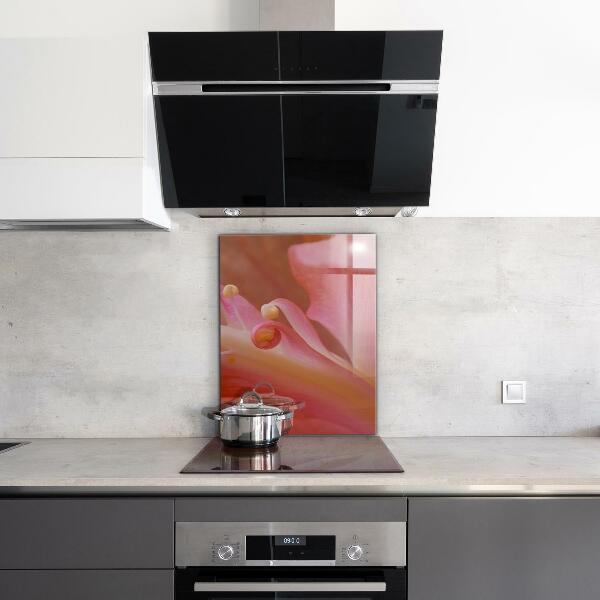 Paneles de vidrio para la cocina Flor polen naturaleza