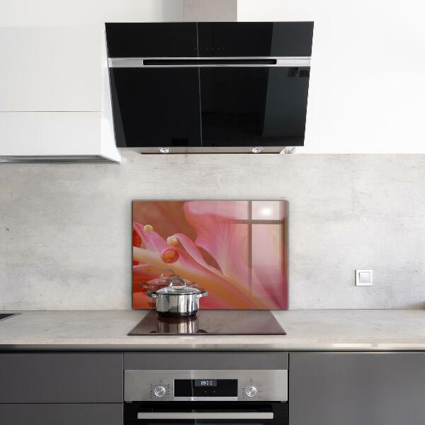 Paneles de vidrio para la cocina Flor polen naturaleza