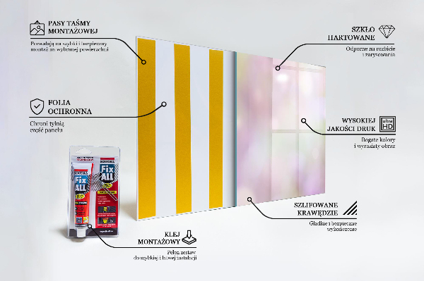 Paneles de vidrio para la cocina Verano lila floreciente en el jardín
