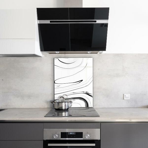 Paneles de vidrio para la cocina Textura delicada