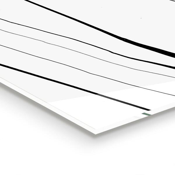 Paneles de vidrio para la cocina Textura delicada