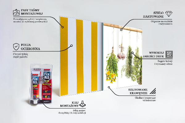 Paneles de pared Hierbas secas medicina herbaria