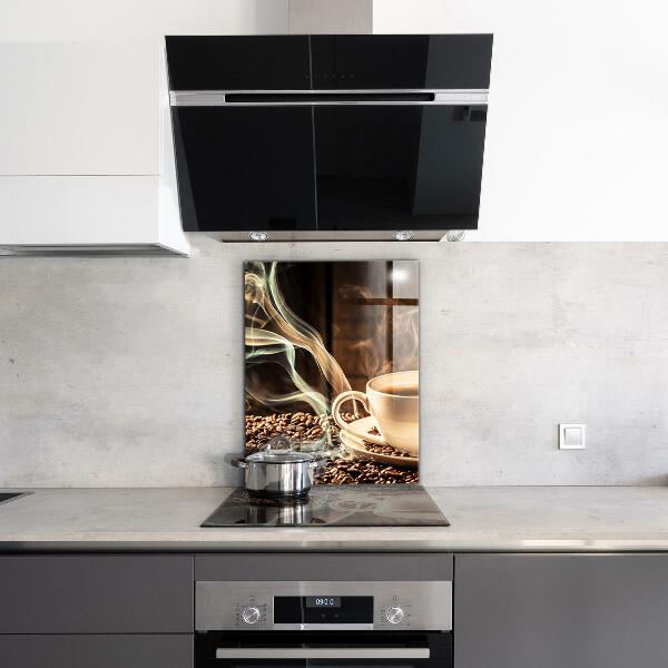 Paneles de pared Una taza con café aromático.