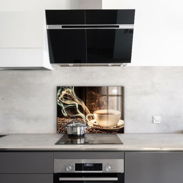 Paneles de pared Una taza con café aromático.