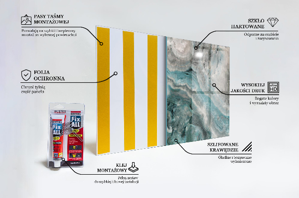 Paneles de pared Patrón de remolino de color abstracto