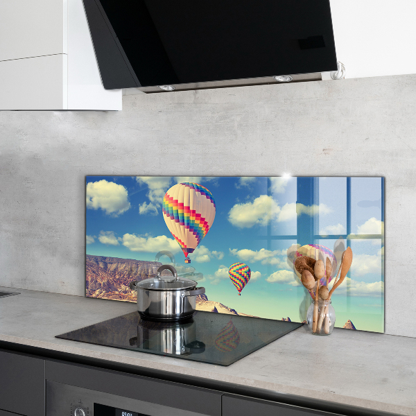 Paneles de vidrio para la cocina Globos de capadocia türkiye