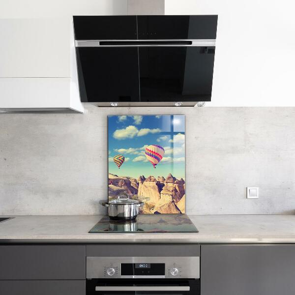 Paneles de vidrio para la cocina Globos de capadocia türkiye