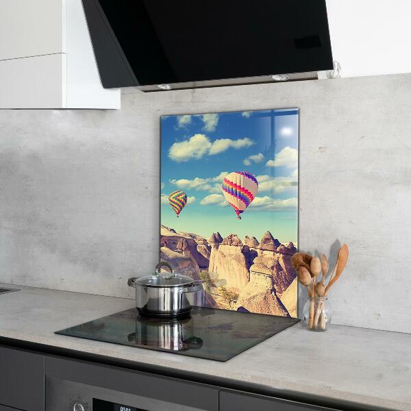 Paneles de vidrio para la cocina Globos de capadocia türkiye